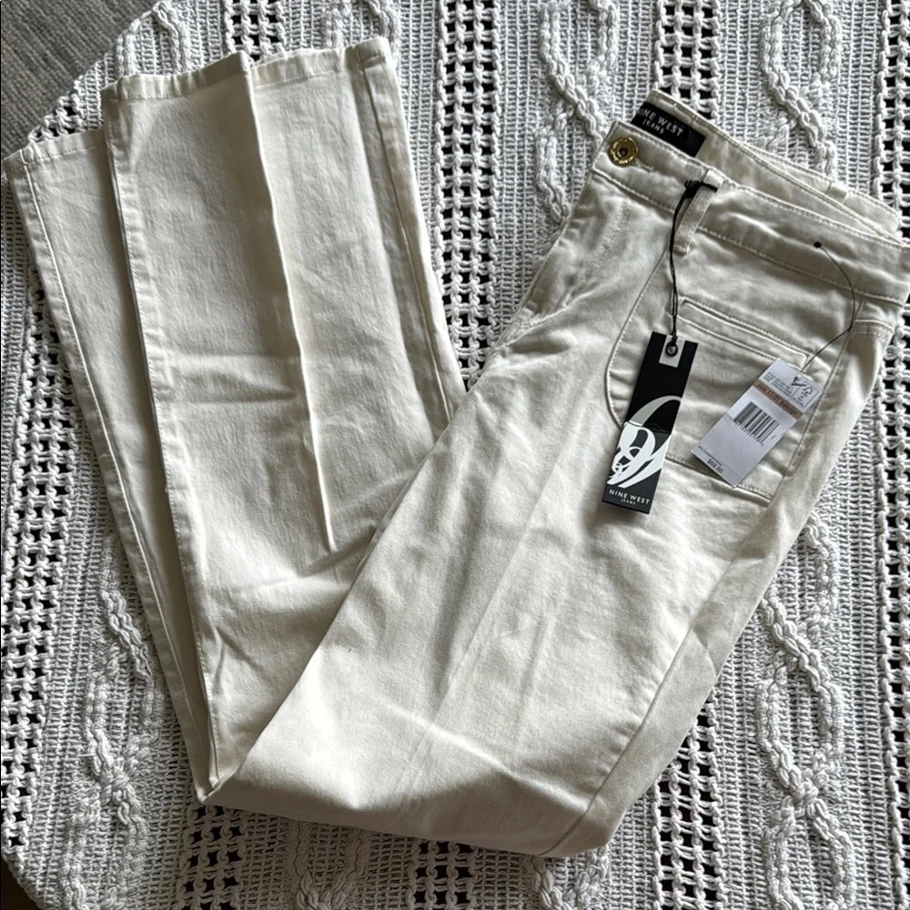 Nine West Cream Boot Cut Jeans - Picture 10 of 13